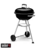 Weber Barbecue à Charbon KETTLE CHARCOAL GRILL Acier émaillé Noir - D.47 Cm