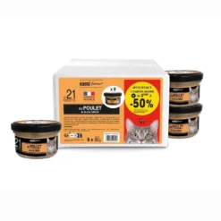 Les Cuisinés Pour Chat Recette N°21 Poulet/Dinde 8x80g