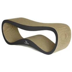 Griffoir Pour Chats Lui 75 X 25 X 25 Cm Noir 3083