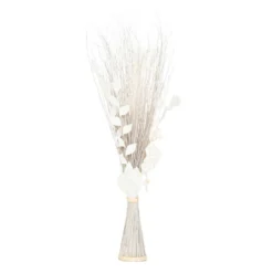 ATMOSPHERA Fagot De Fleurs Et Tiges Séchées Blanc Et Naturel D. 36 X H. 100 Cm -vidaXL Magasin cf17f4433c913238
