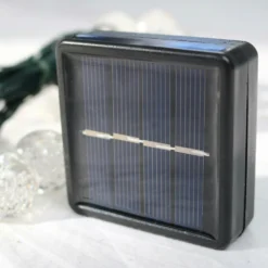 Guirlande 60 Boules Transparentes Led Jaunes 11m -vidaXL Magasin d3ef22a0c7cb24cc