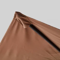 Parasol Déporté Carré 3 X 3m En Aluminium Taupe -vidaXL Magasin db561293e6fca5ec