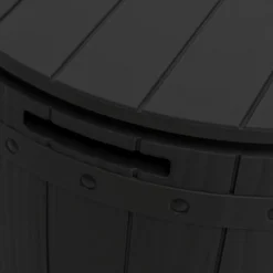 VIDAXL Boîte De Rangement De Jardin 3 En 1 Noir Polypropylène -vidaXL Magasin ea64d6f4efc7b8f2